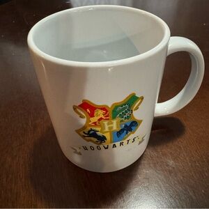 Wizarding World Of Harry Potter Hogwarts Stoneware Coffee Mug White Coffee & Tea